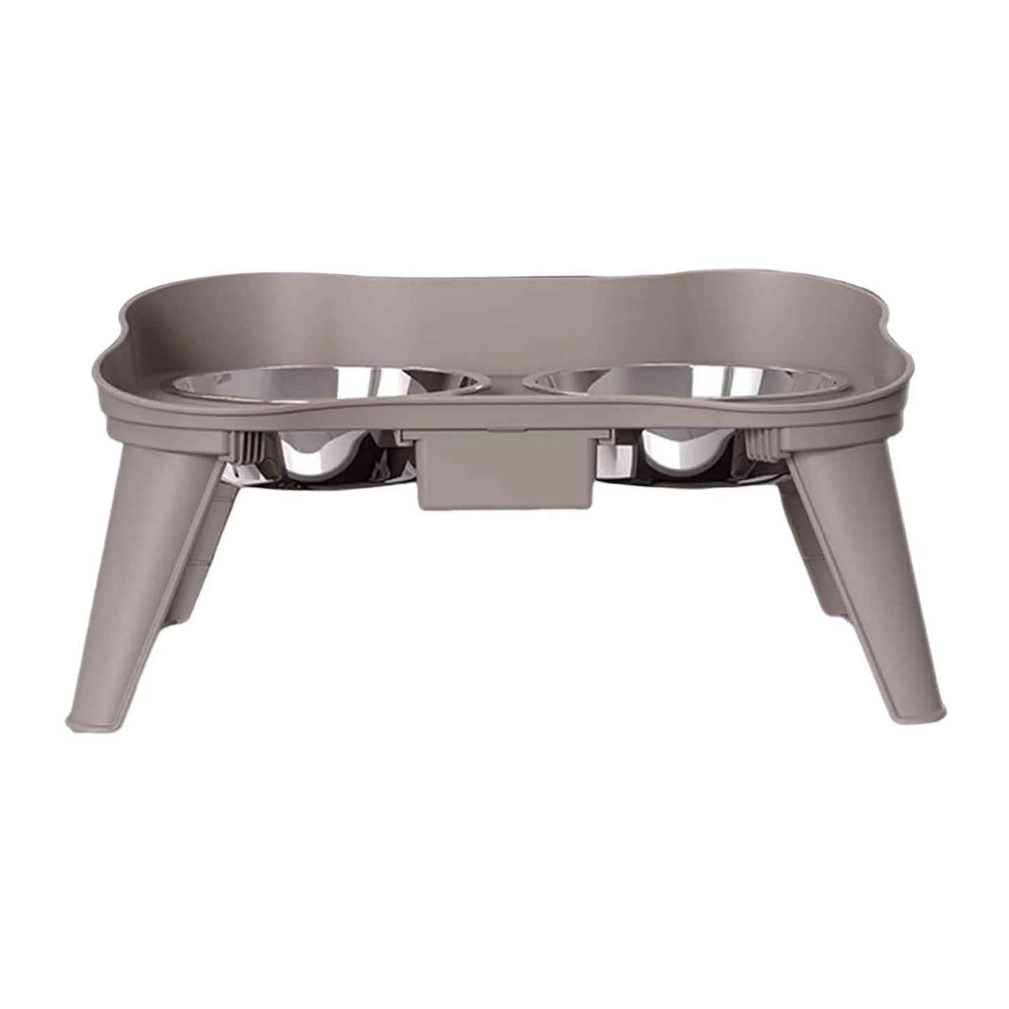 Stainless Steel Elevated Pet Bowl Non-Slip and No Spill Design