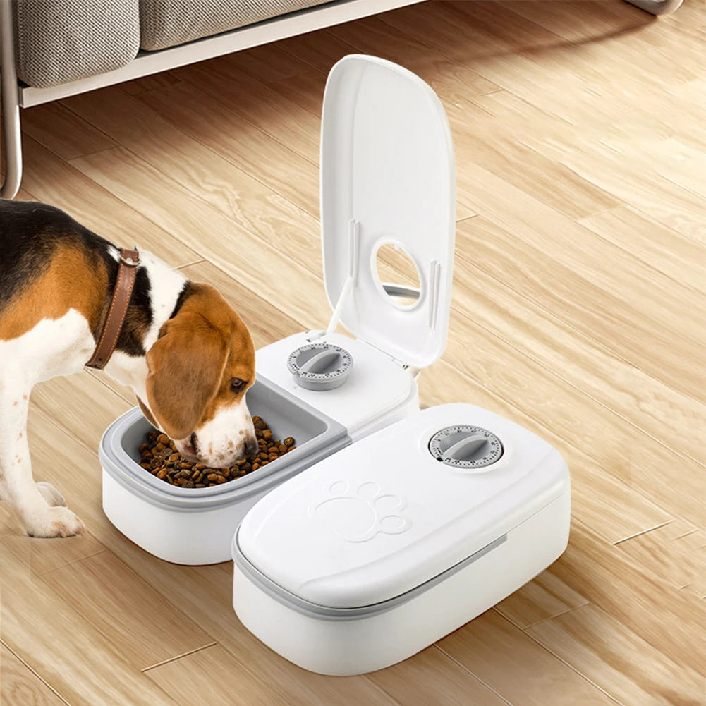 Smart Automatic Pet Feeder with Timer for Cats and Dogs Dry Food Dispenser