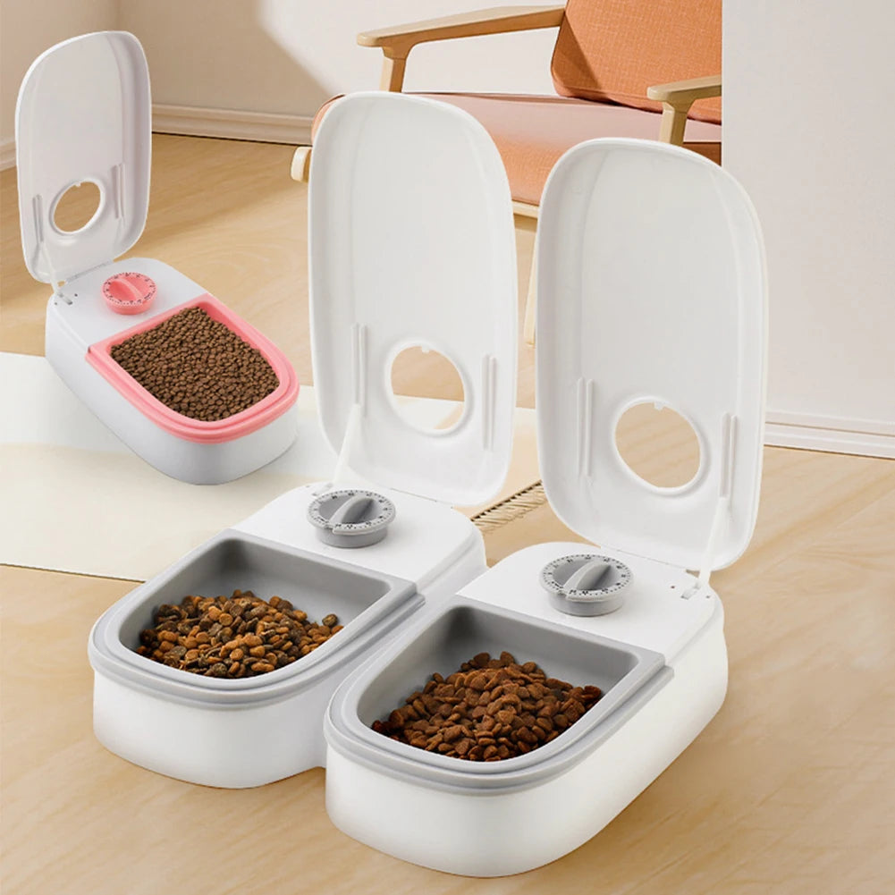 Smart Automatic Pet Feeder with Timer for Cats and Dogs Dry Food Dispenser