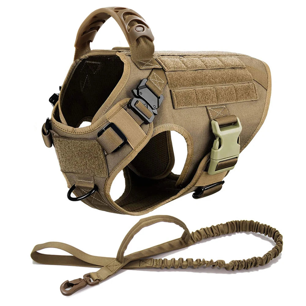 Large Dog Harness And Leash Set Training Walking Vest Dog Harness And Collar For Medium Large Dogs