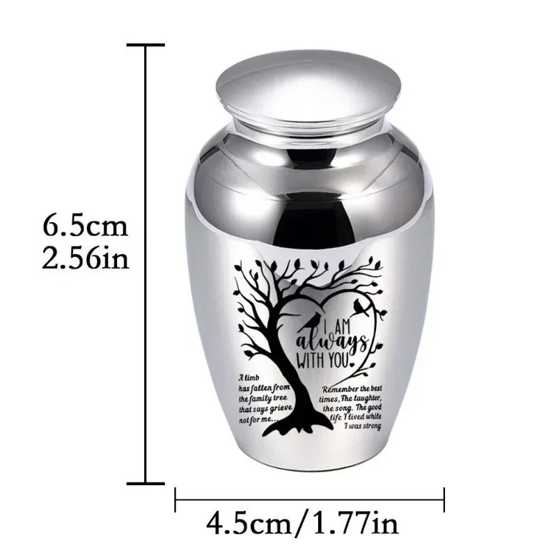 Pet family ashes cremation jar for Pet ashes