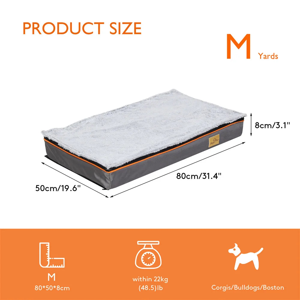 Premium Orthopedic Memory Foam Dog Bed Waterproof Oxford Cloth Available in Multiple Sizes
