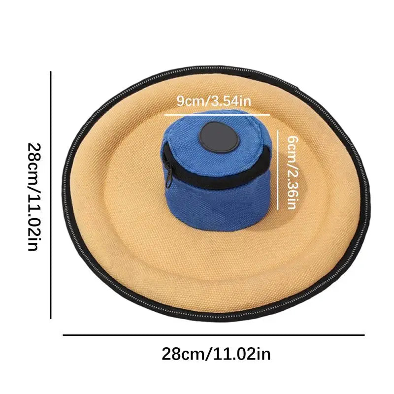 Dog Toy Canvas Flying Disc Interactive Toys