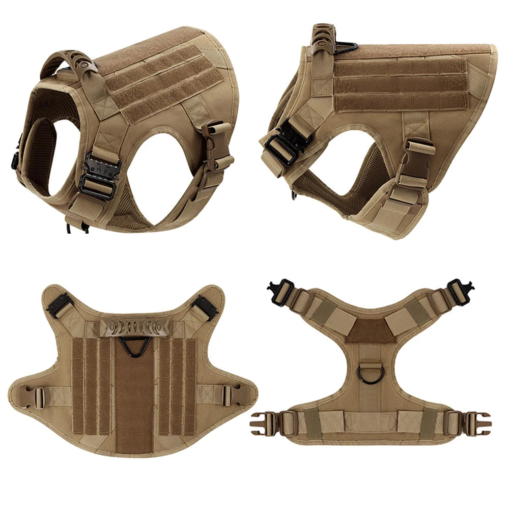 Large Dog Harness And Leash Set Training Walking Vest Dog Harness And Collar For Medium Large Dogs