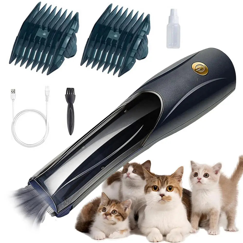Dog Shaver Clipper 3-speed Cordless Pet Hair Clipper, USB