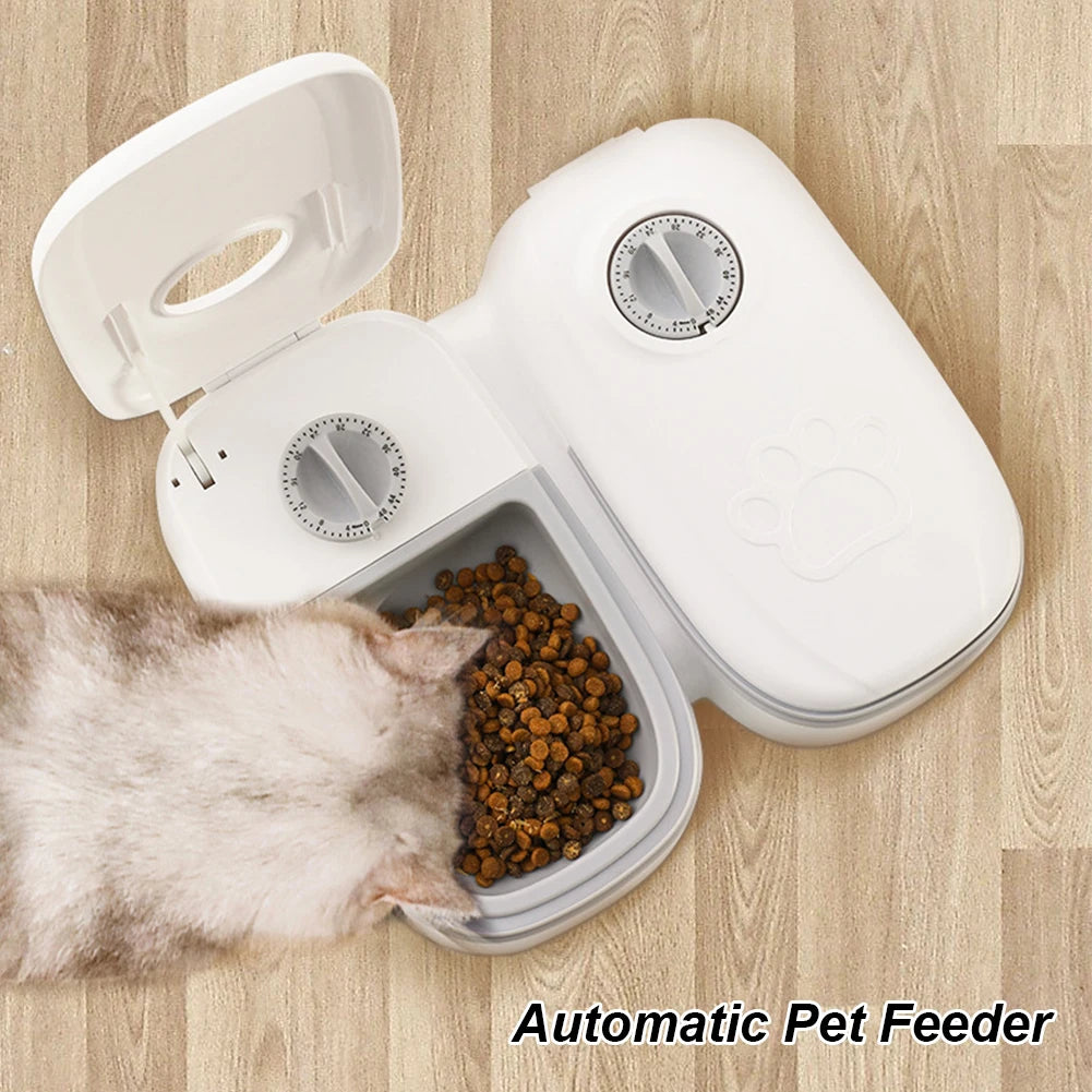 Smart Automatic Pet Feeder with Timer for Cats and Dogs Dry Food Dispenser