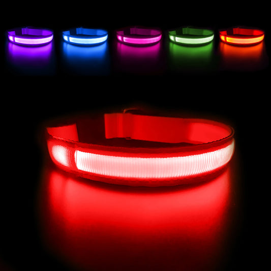 LED Dog Collar Supplies Dog Collar Waterproof Safety Glow Necklace Flashing Lighting Accessories