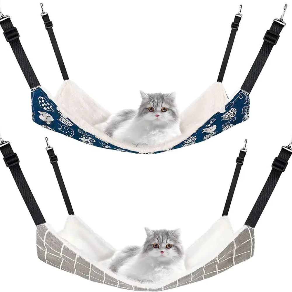 2Pcs Cat Hanging Hammock