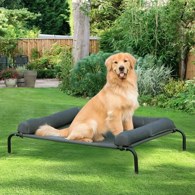 Cooling Elevated Dog Bed for Large Dogs