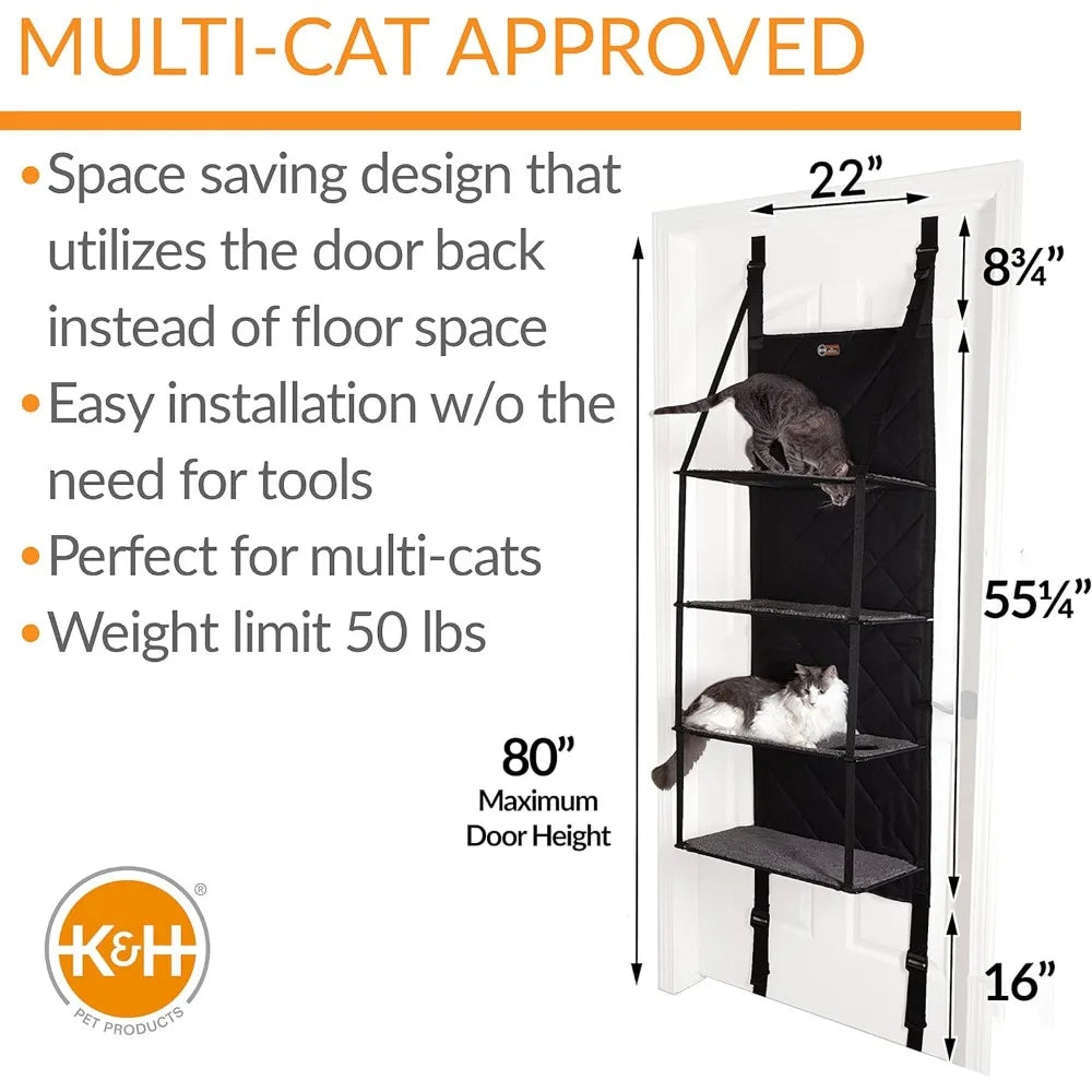 Pet Products Hanging Cat Tree Door Mounted Cat Furniture