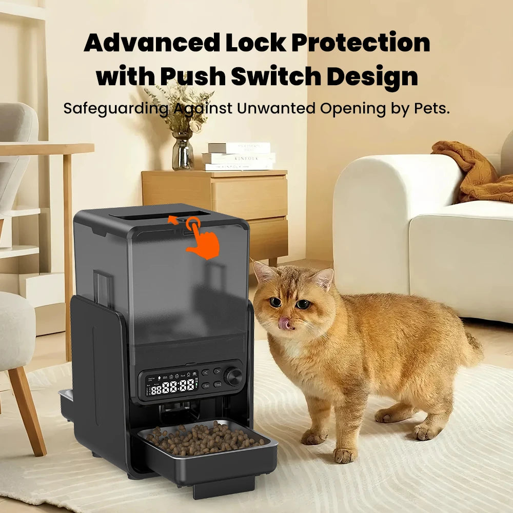 Automatic Pet Feeder for Cats and Dogs with Timed Portions 5L