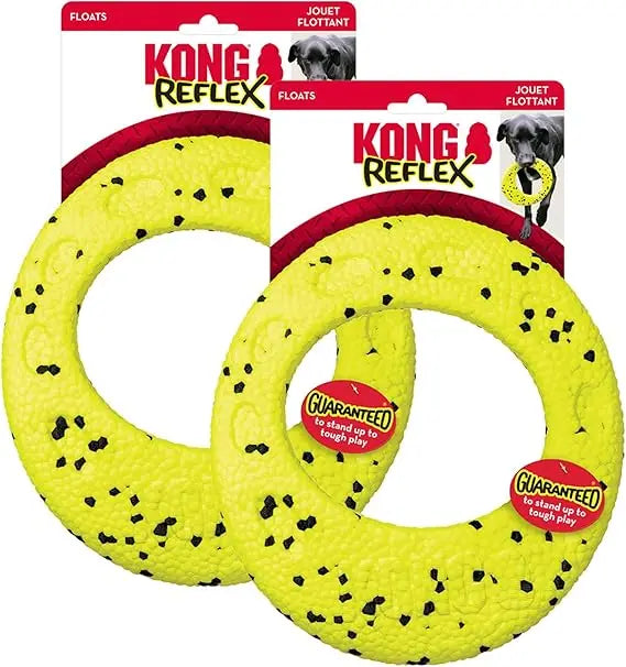 Kong Reflex Flyer Ultra Durable Dog Frisbee for Tough Fetch