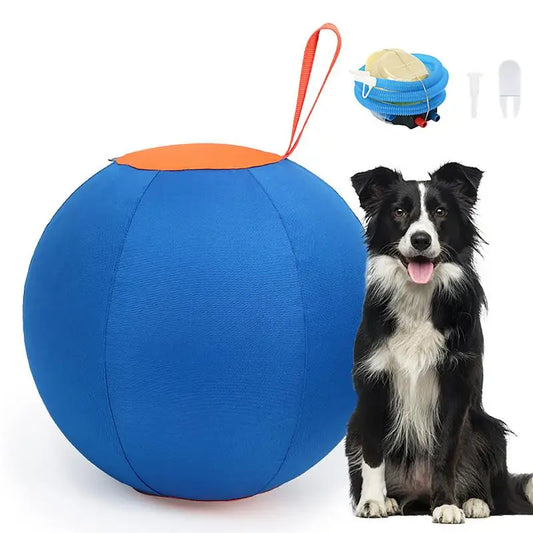 Pet dog boredom relief inflatable Wear-Resistant ball for Parks