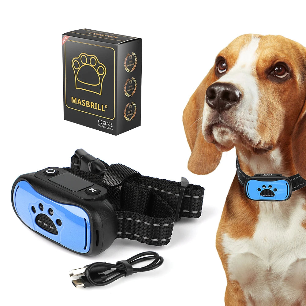 Rechargeable Bark Collar  Anti Barking Training Collar