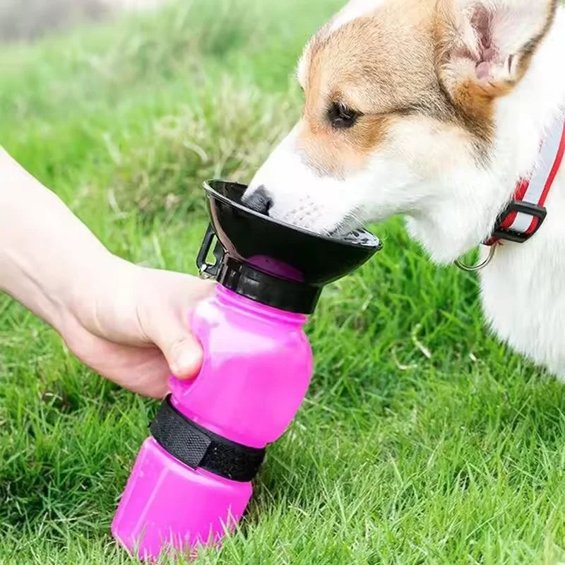 500ml Portable Pet Water Bottle Squeeze Travel Cup For Dogs And Cats