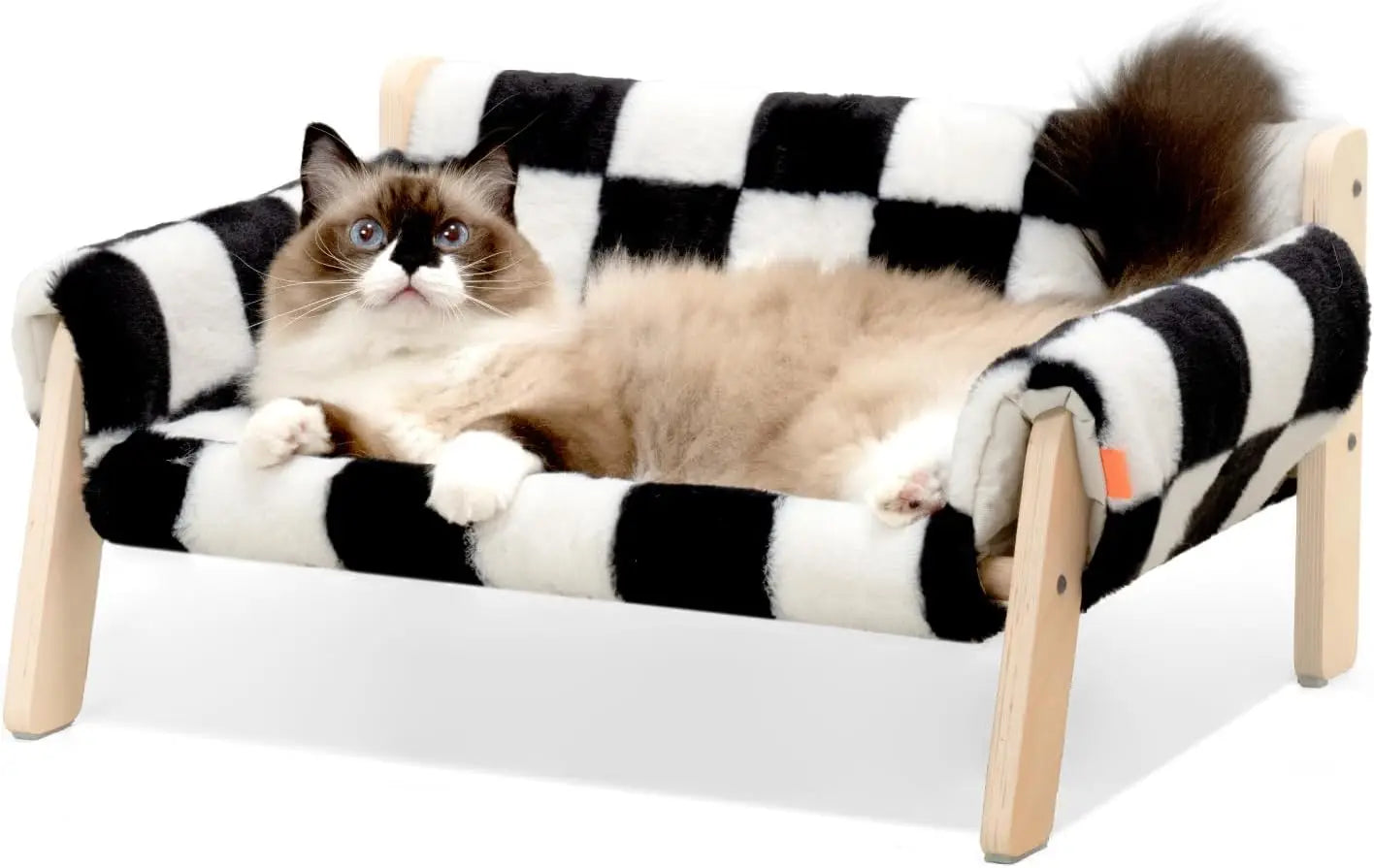 Mewoofun Elevated Cat Couch Bed With Removable Cover