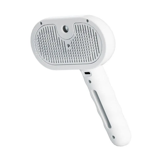 3 in 1 Cat Steam Brush Rechargeable Pet Grooming Brush with Release Button for Cats Dogs and Small Animals
