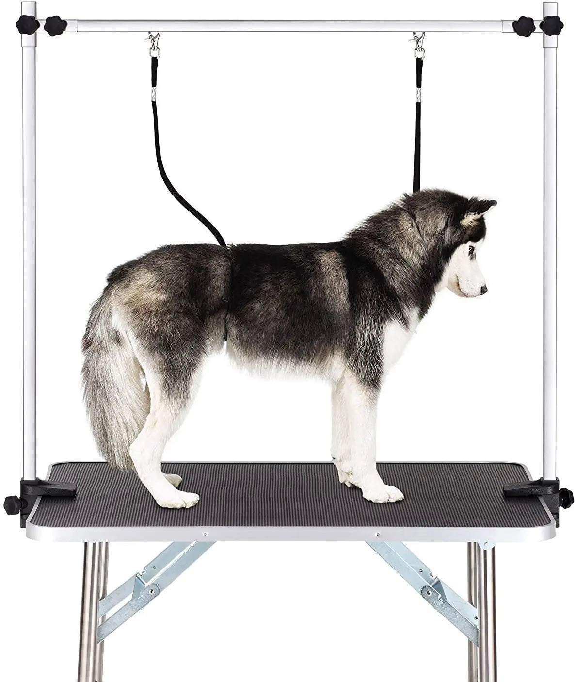 36"-46" Professional Dog Pet Grooming Table Adjustable Heavy Duty Portable w/Arm & Noose & Mesh Tray