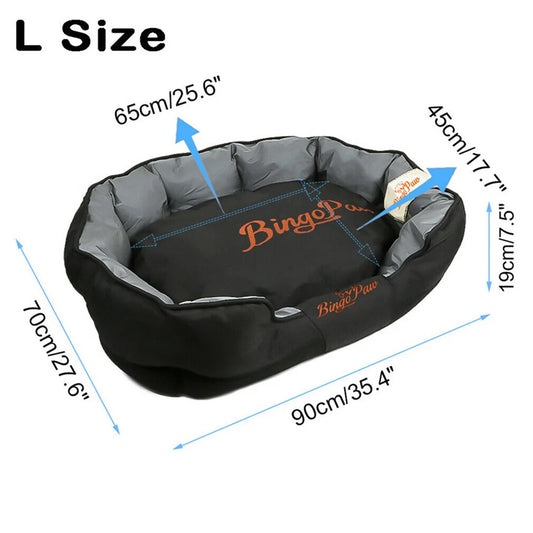 Waterproof Orthopedic Dog Bed XXL XL L Removable Cushion