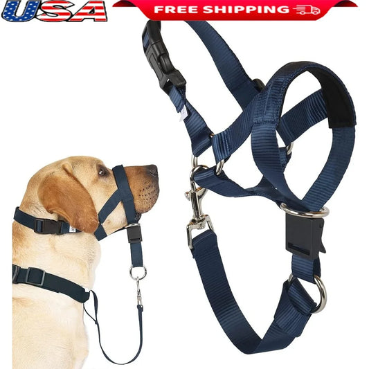 No Pull Dog Training Halter Adjustable Head Collar