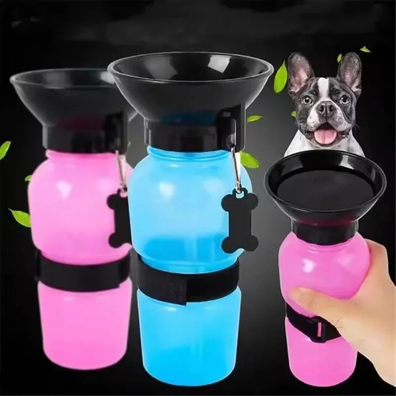 500ml Portable Pet Water Bottle Squeeze Travel Cup For Dogs And Cats