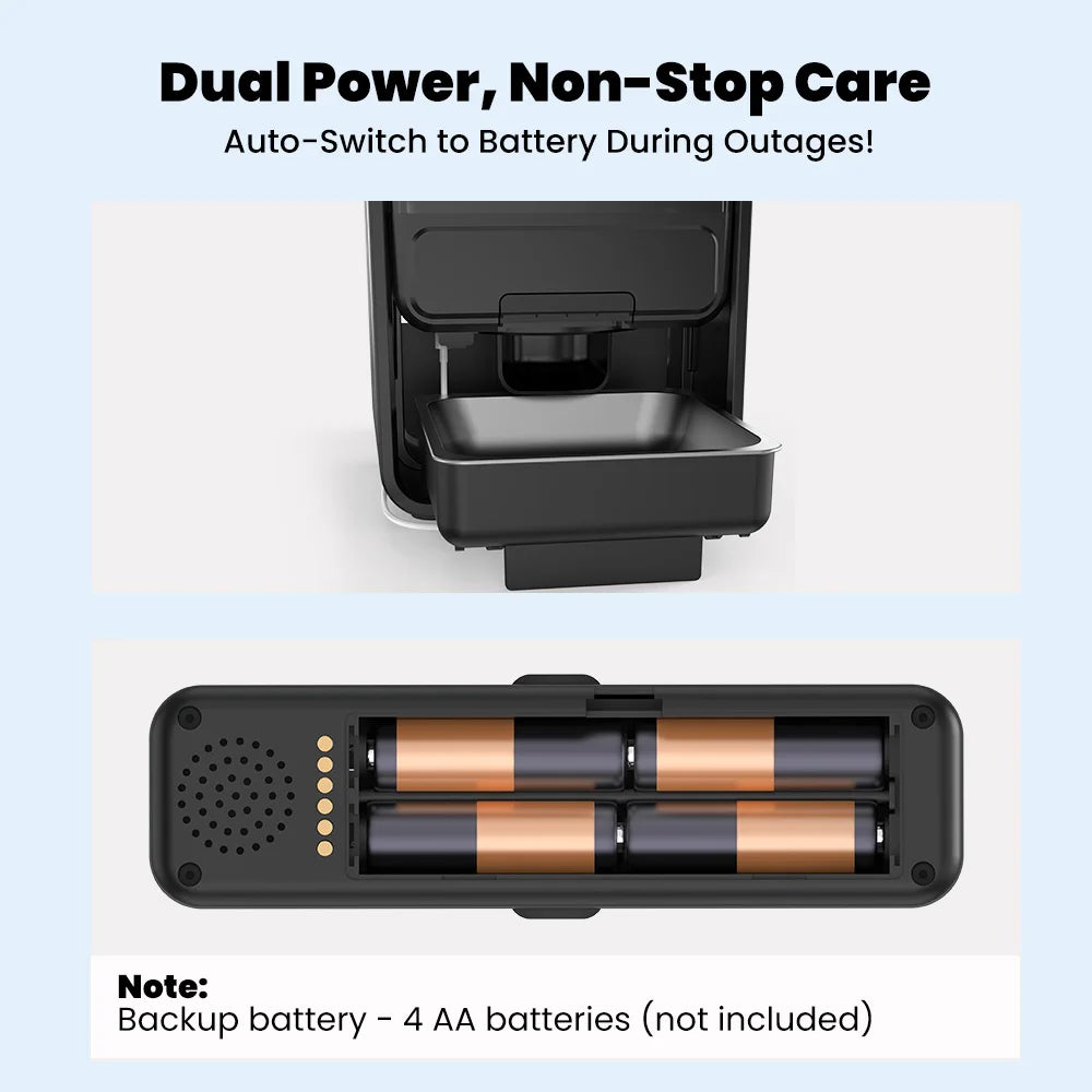 Automatic Pet Feeder for Cats and Dogs with Timed Portions 5L