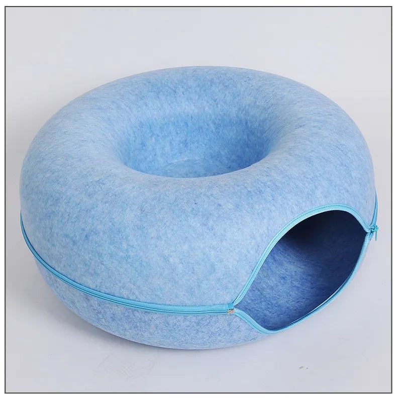 Donut Cat Bed Interactive