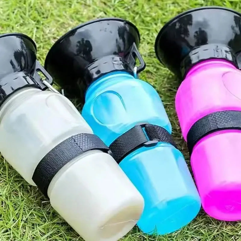 500ml Portable Pet Water Bottle Squeeze Travel Cup For Dogs And Cats