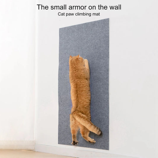 Pet Wear Resistant Cat Climbing Mat Multi Functional Self Adhesive Wall Mounted Toy