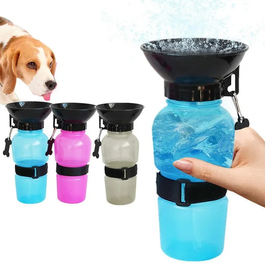 500ml Portable Pet Water Bottle Squeeze Travel Cup For Dogs And Cats