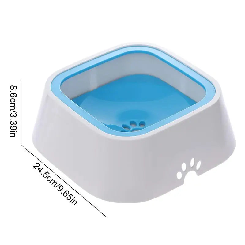 No Spilling Large Capacity  Water Dish