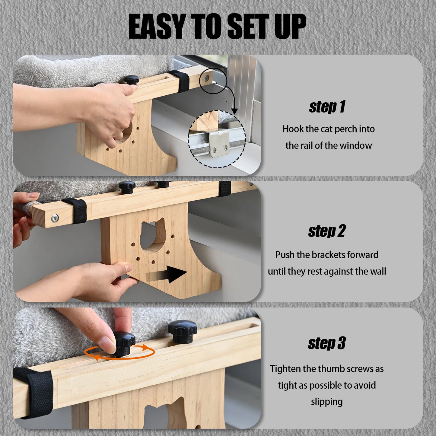 Cat Mattress, Window Hammock Design, Double-Sided Bed