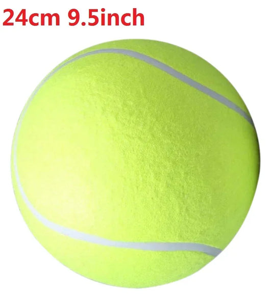 Giant Plush Dog Tennis Ball for Chewing and Training Interactive Pet Toy