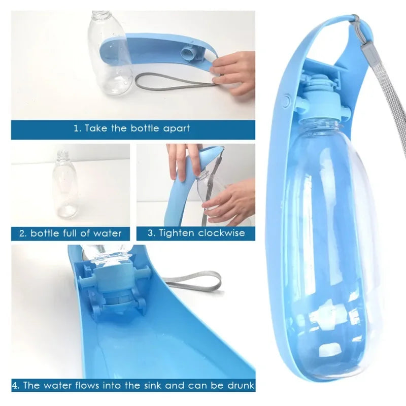 500ml Foldable Pet Water Dispenser