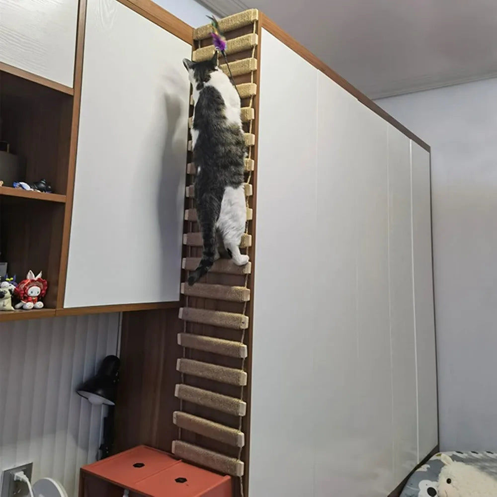 Cat Bridge Cat Climbing Frame Bridge, Cat Ladder Pet Furniture