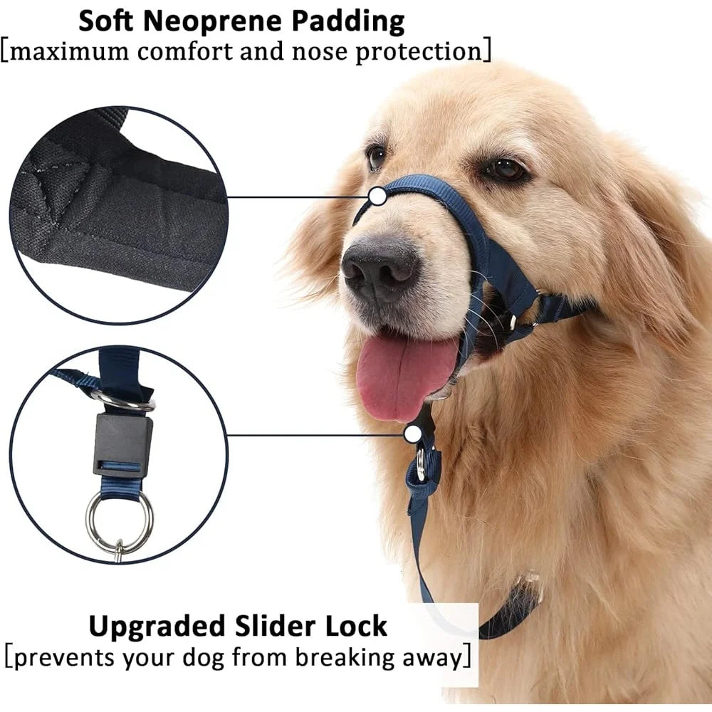 No Pull Dog Training Halter Adjustable Head Collar