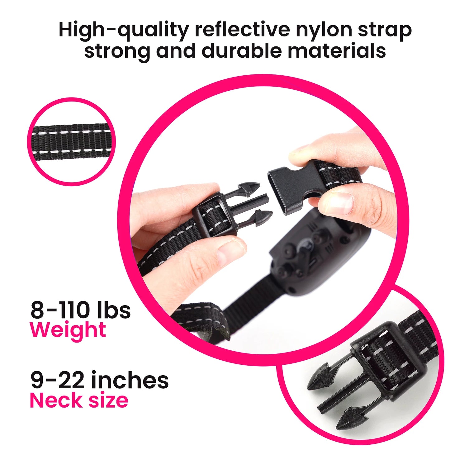Rechargeable Bark Collar  Anti Barking Training Collar