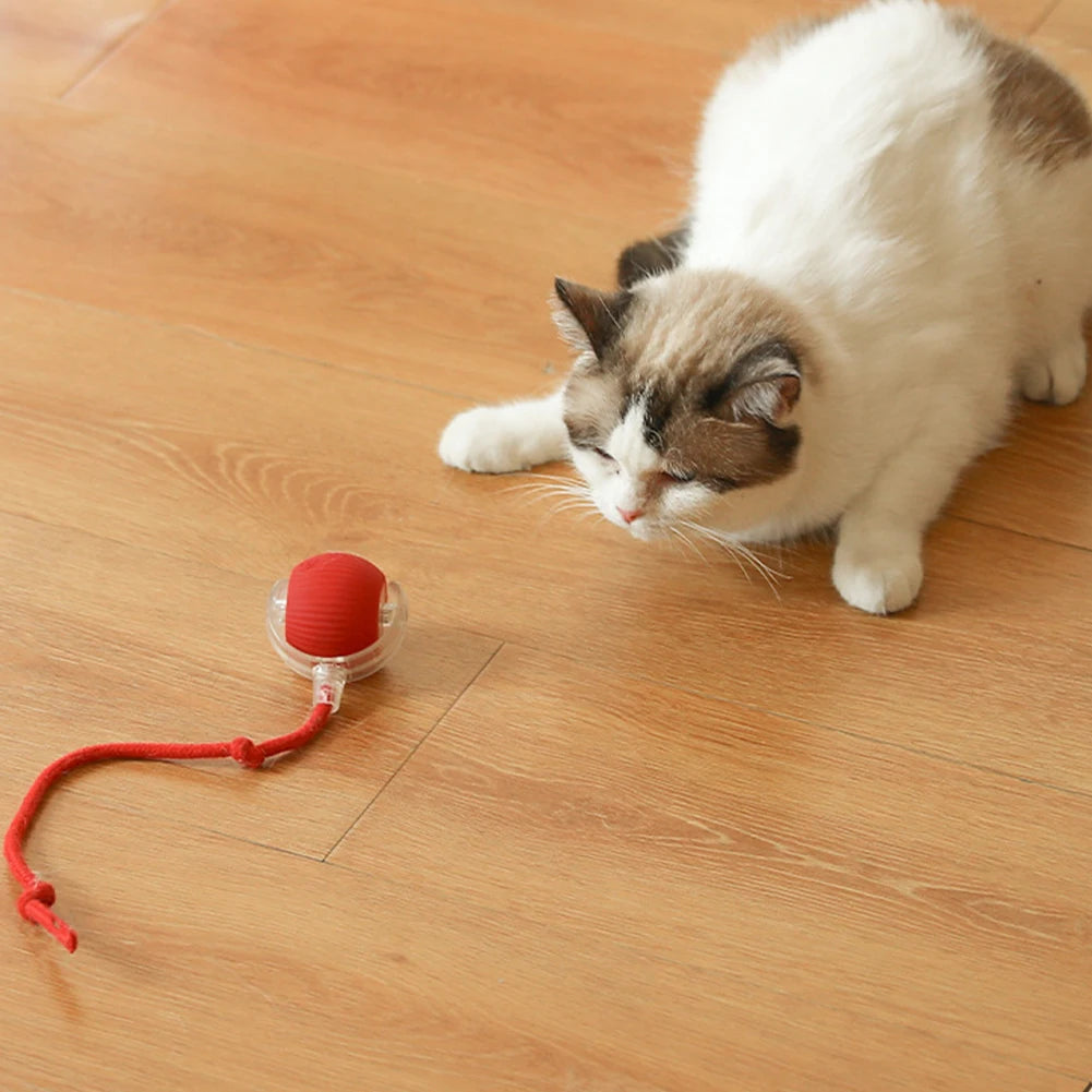 1-6PCS Smart Cat Toy Interactive Electric Cat Ball